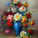 Vase Flower 24x36 in. stretched Oil Painting Canvas Art Wall Decor modern524 Vase Flower 24x36 in. stretched Oil Painting Canvas Art Wall Decor modern524