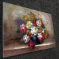 Vase Flower 24x36 in. stretched Oil Painting Canvas Art Wall Decor modern528
