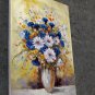 Vase Flower 24x36 in. stretched Oil Painting Canvas Art Wall Decor modern535