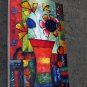 Vase Flower 24x36 in. stretched Oil Painting Canvas Art Wall Decor modern537