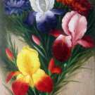 Orchid 24x36 in. stretched Oil Painting Canvas Art Wall Decor modern006