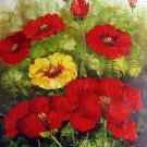 Peony 24x36 in. stretched Oil Painting Canvas Art Wall Decor modern001
