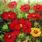 Peony 24x36 in. stretched Oil Painting Canvas Art Wall Decor modern002