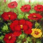Peony 24x36 in. stretched Oil Painting Canvas Art Wall Decor modern002