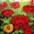 Peony 24x36 in. stretched Oil Painting Canvas Art Wall Decor modern004