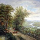Country 24x36 in. stretched Oil Painting Canvas Art Wall Decor modern908