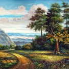 Country 24x36 in. stretched Oil Painting Canvas Art Wall Decor modern909