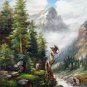Mountain 24x36 in. stretched Oil Painting Canvas Art Wall Decor modern001