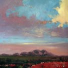 Country 24x36 in. stretched Oil Painting Canvas Art Wall Decor modern510