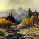 Country 24x36 in. stretched Oil Painting Canvas Art Wall Decor modern516