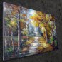 Forest 24x36 in. stretched Oil Painting Canvas Art Wall Decor modern101