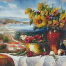 Provence 24x36 in. stretched Oil Painting Canvas Art Wall Decor modern001
