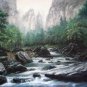 Stream 24x36 in. stretched Oil Painting Canvas Art Wall Decor modern001