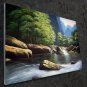 Stream 24x36 in. stretched Oil Painting Canvas Art Wall Decor modern003