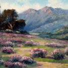Country 24x36 in. stretched Oil Painting Canvas Art Wall Decor modern405