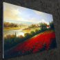 Flowe field 24x36 in. stretched Oil Painting Canvas Art Wall Decor modern101