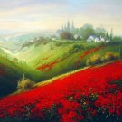 Flowe field 24x36 in. stretched Oil Painting Canvas Art Wall Decor modern102 Flowe field 24x36 in. stretched Oil Painting Canvas Art Wall Decor modern102