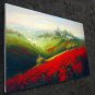Flowe field 24x36 in. stretched Oil Painting Canvas Art Wall Decor modern102