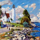 Light tower 24x36 in. stretched Oil Painting Canvas Art Wall Decor modern001