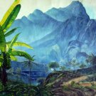 Mountain 24x36 in. stretched Oil Painting Canvas Art Wall Decor modern401