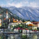 Seaside 24x36 in. stretched Oil Painting Canvas Art Wall Decor modern102