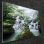 Waterfall 24x36 in. stretched Oil Painting Canvas Art Wall Decor modern002
