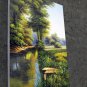 Waterside 24x36 in. stretched Oil Painting Canvas Art Wall Decor modern101