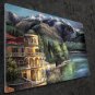 Waterside 24x36 in. stretched Oil Painting Canvas Art Wall Decor modern103