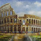 Colosseum 24x36 in. stretched Oil Painting Canvas Art Wall Decor modern001