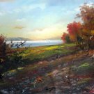 Country 24x36 in. stretched Oil Painting Canvas Art Wall Decor modern005