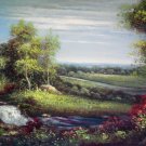 Country 24x36 in. stretched Oil Painting Canvas Art Wall Decor modern007