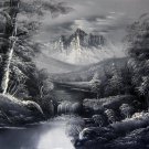Country 24x36 in. stretched Oil Painting Canvas Art Wall Decor modern008
