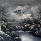 Country 24x36 in. stretched Oil Painting Canvas Art Wall Decor modern009