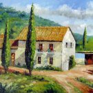 House 24x36 in. stretched Oil Painting Canvas Art Wall Decor modern101