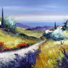Land of Tranquil 24x36 in. stretched Oil Painting Canvas Art Wall Decor modern003