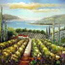 Provence 24x36 in. stretched Oil Painting Canvas Art Wall Decor modern302