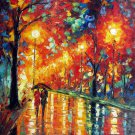 Romantic night 24x36 in. stretched Oil Painting Canvas Art Wall Decor modern006