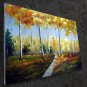 Trees 24x36 in. stretched Oil Painting Canvas Art Wall Decor modern303
