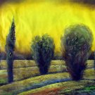 Tuscany 24x36 in. stretched Oil Painting Canvas Art Wall Decor modern107