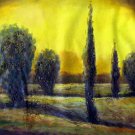 Tuscany 24x36 in. stretched Oil Painting Canvas Art Wall Decor modern108