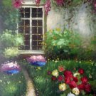Mediterranean 24x36 in. stretched Oil Painting Canvas Art Wall Decor modern512