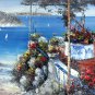 Mediterranean 24x36 in. stretched Oil Painting Canvas Art Wall Decor modern517
