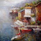 Mediterranean 24x36 in. stretched Oil Painting Canvas Art Wall Decor modern519
