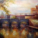 Mediterranean 24x36 in. stretched Oil Painting Canvas Art Wall Decor modern25D