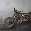 Harley Davidson motorcycle 24x36 in. stretched Oil Painting Canvas Art Wall Decor modern11D Harley Davidson motorcycle 24x36 in. stretched Oil Painting Canvas Art Wall Decor modern11D