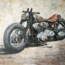 Harley Davidson motorcycle 24x36 in. stretched Oil Painting Canvas Art Wall Decor modern12D Harley Davidson motorcycle 24x36 in. stretched Oil Painting Canvas Art Wall Decor modern12D