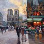 Paris 24x36 in. stretched Oil Painting Canvas Art Wall Decor modern03D