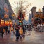 Paris 24x36 in. stretched Oil Painting Canvas Art Wall Decor modern04D