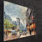 Paris 24x36 in. stretched Oil Painting Canvas Art Wall Decor modern05D