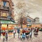 Paris 24x36 in. stretched Oil Painting Canvas Art Wall Decor modern06D